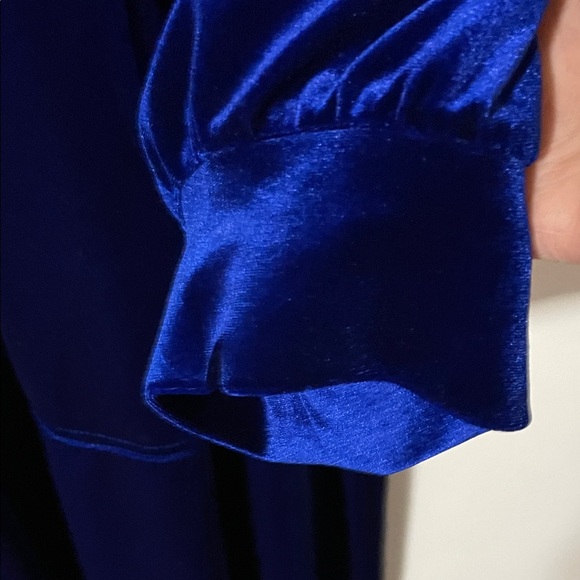 Joan Rivers 90’s Royal Blue Robe Size 3XP - Picture 7 of 11